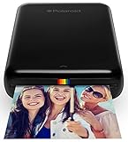 Polaroid Zip - Imprimante Équipée de la Technologie d'Impression sans Encre Zink, 5 X 7,6 cm, Micro USB, Bluetooth, Compatible avec iOS et Android, Noir