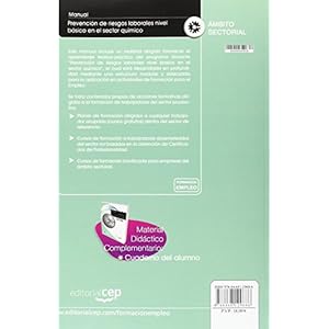 Manual Prevención de riesgos laborales nivel básico en el sector químico. Formación para el empleo
