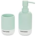 Balvi Set bagno Pantone Colore verde Set accessori da bagno di qualità e design Dispenser per sapone