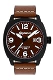 Gigandet Herren Uhr Analog Automatik mit Leder Armband G9-001