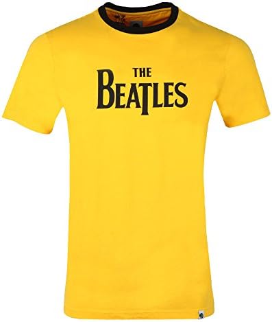 Pretty Green S/S Beatles Print Tee, Yellow, XXL