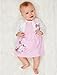 Baby Girl Disney Minnie Mouse Character Long Sleeve Bow Print Mock Cardigan Dress Pink 9/12 Mnths