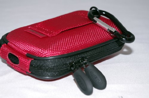 DigiEtui Housse pour Appareil Photo Nikon Coolpix S3100 S3300 S4100 4300 S6100 6300 Rouge