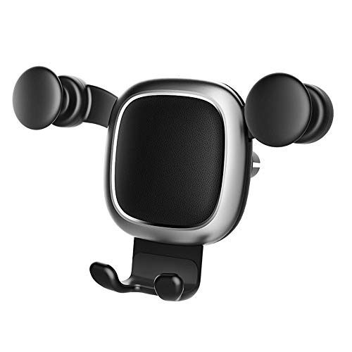 Preisvergleich Produktbild ZDZHU Schwerkraft Autotelefonhalterung, Freisprecheinrichtung Auto Lock übergeben Air Vent Cradle Auto Release Handyhalter für iPhone XS MAX X 8 7 6 Plus Samsung S9 S8 S7 Hinweis