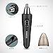 AVANTEK Nose Ear Hair Trimmer, Built-in LED Light for Men and Women Facial Hair Remover Clipper, Battery-Operated, Gray