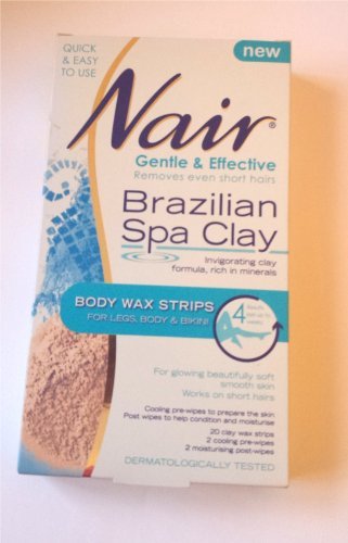 Spa Clay Wax Body Strips 20'S-Nair