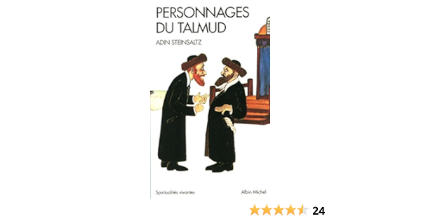 Amazon Fr Personnages Du Talmud Steinsaltz Adin Allouche Michel Livres