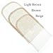 3 Colors Swiss Lace Net for Top Closure Making 4Inch By 4Inch Brown