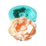formas de silicone para gesso Moldes de silicona de forma de flor 3D Tamaño: 45 mm * 45 mm * 12 mm, Peso: 100 g