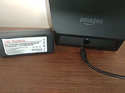 ABC Products® Ersatz Amazon Akku Ladegerät, Netzteil, Netzadapter, Netzanschluss DC 15V / 15 Volt für Echo Wireless Bluetooth Mobile Portable Speaker Lautsprecher, New Version-Smatree AE9000 Intelligent Battery Base, Fire TV 4k ultra HD streaming Gaming / 2nd Generation (Nicht kompatibel mit der 1st Generation/AMAZON Fire TV Stick) - 4