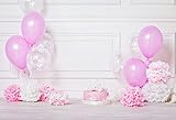 1. Tamaño:220x150 cm. HUAYI 1ª Happy Birthday telón de fondo rosa globos flores cumpleaños fiesta retratos decoración recién nacido fotografía Props foto fondo baby shower