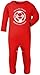 Hat-Trick Designs Accrington Stanley Football Baby Romper Sleep Suit-0-3m-Red-Me & My-Unisex Gift