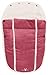 Wallaboo Footmuff Faux Suede and Soft Shearling - Newborn up to 12 Months, Warm Red