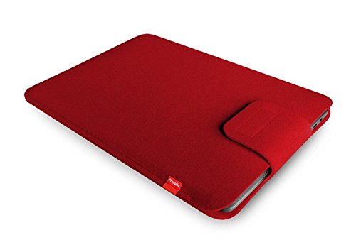 Freiwild Sleeve 15 für MacBook Pro 15" (late 2016) Filz Schutzhülle, Tasche rot