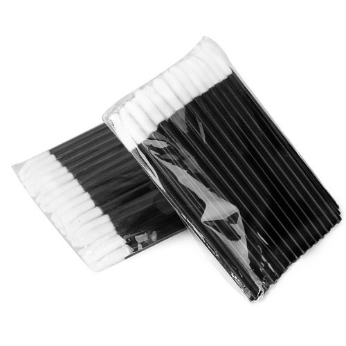 SODIAL(R) 100 Pcs Disposable Lip Brush Gloss Wands Applicator Makeup Cosmetic Tool Beauty