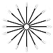 Teenxful 100 x Black Disposable Cosmetic Lip Brush Lip Applicators Brush Makeup Tool Brush