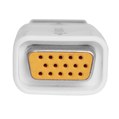 TOFOCO 1080p HDMI Stecker auf VGA Buchse Adapter Converter für PC, Laptop, DVD, Desktop, Ultrabook, Notebook, Intel Nuc, Macbook Pro, Chromebook, Appletv, Roku Streaming Media Player, Kabel Box, TVBOX oder anderen HDMI Eingang Geräte Weiß - 4