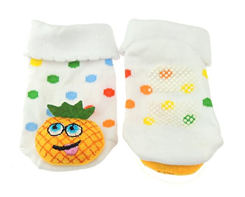 Too Cute Animal Pop Up Baby Newborn Girls Boys 3D Socks Pineapple