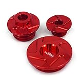 tapon aceite honda shadow 600 Fácil instalación. Fast Pro - Tapones de aceite para motor de billete para Honda CRF150R 07-16 CRF250R 10-16 CRF450R 02-16 CRF450 X 05-16, color rojo