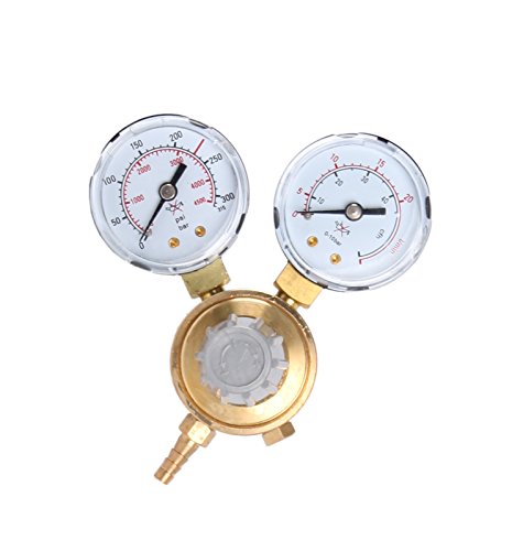 ECO-MINI Druckminderer grau für Schutzgas Argon / Co² Mehrwegflaschen Druckregler