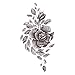 Tattify Rose Temporary Tattoo - Shakin' Like a Leaf (Set of 2)