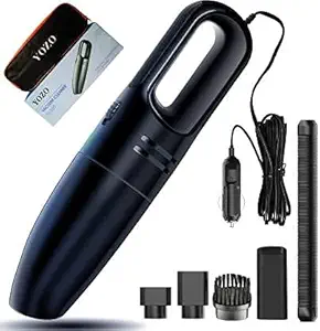 Ozoy Portable & High Power 12V Car Handheld Vacuum Cleaner for Car and Home Wet and Dry Car Vacuum Cleaner Multipurpose Vaccum Cleaner for Car Cleaning Plastic (1001-CV)