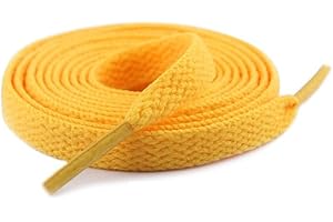 HQ-CLOUD Lacets Chaussures de Sport Plats et Larges 120 x 0.8 cm - Couleur Au choix