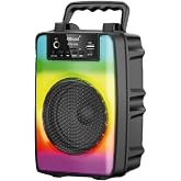 Bluetooth Hoparl&ouml;r Kablosuz Hoparl&ouml;r Sd Kart Aux Usb Girişli Hoparl&ouml;r Ses Bombası Speaker Haporl&ouml;r RGB Işıklı Taşınabilir Blu
