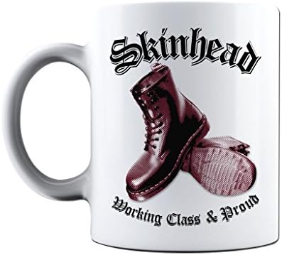 Novelty Printed Mugs Skinhead Working Class Coffee Mug Cup Gift