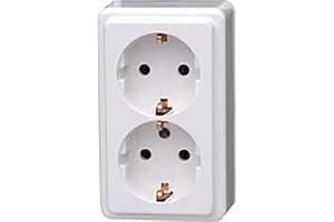 KOPP 102502002 - Regleta, Termoplástico, Ártico blanco