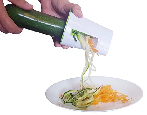 Spiralschneider Hand für Gemüsespaghetti Vegetable Spiralizer Gemüse Spiralizer Beste Veggie und Obst Spiralisieren Gemüse Cutter Cheese Slicer Food Slicer Mandoline Slicer
