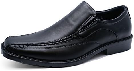 Mens Black Slip-On Work Wedding Smart Casual Loafers Formal Shoes Sizes 5-10