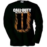 Algodón 100% Camiseta Call of Duty Black Ops 2 Simbolo II manga larga (Talla: TallaXS Unisex Ancho/Largo [49cm/62cm] Aprox])