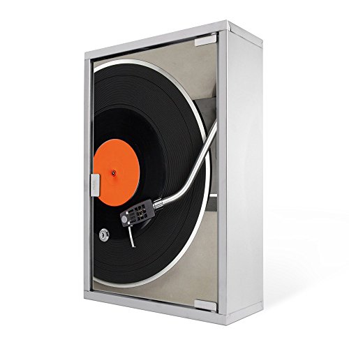 Medizinschrank groß Edelstahl abschließbar 30x45x12cm Arzneischrank