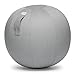 Produktbild Sitzball Stoff VLUV LEIV 75cm Silver Grey - Hochwertiger Sitzball / Gymnastikball für Deine Gesundheit und Dein Rückentraining