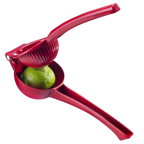 Westmark Zitruspresse mit Zangengriff, Durchmesser: ca. 7 cm, Aluminium, Juicy, Rot, 30952270 - 3
