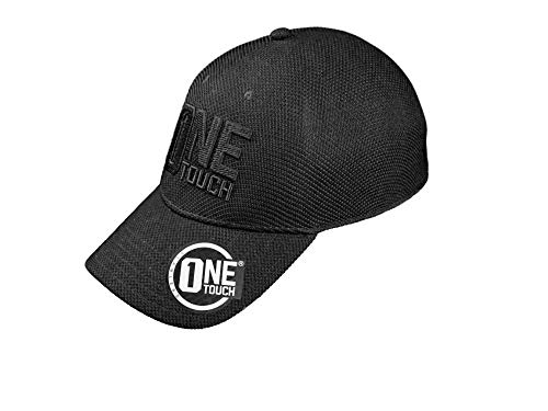 One Touch Performance Cappello sportivo per Uomo e Donna Nero Senza Cuciture Sulla Calotta 2° Generazione