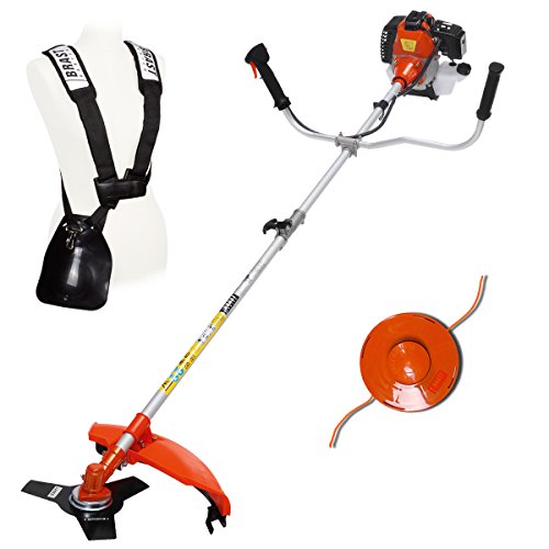 Motorsense Benzin BRAST 3.0 PS 2 in 1 Gerät Freischneider Rasentrimmer Rasenmäher 52cm³ TÜV geprüft - 7