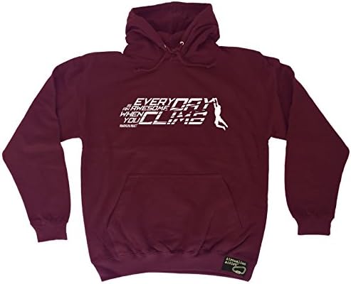 Adrenaline Addict - Everyday Is An Awesome Day Climb Rock Climbing Hoody Climb Bouldering Climber Gloves Gear Birthday Gift Christmas Present - HOODIE