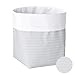 Produktbild Sugarapple Utensilo Stoff Aufbewahrungsbox aus Baumwolle 19 x 13,5 x 13,5 cm, Stoffbox fürs Bad, als Wickeltisch Organizer, Wellen Grau
