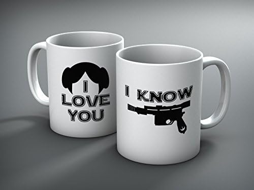 I Love You I Know – Luke – Leila – Han Solo – Funny Mug – Inspiration Star Wars Coffee Mug – Gift Mug – Funny Coffee Mug – Couple Set Mugs – White Mug – Have A Nice Day Funny This a perfect gift by Sold by Sunrise Shop Group LLC