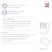 Cambrass Mosquito Net for Cot (60 x 60 x 120 cm, Liso E White)