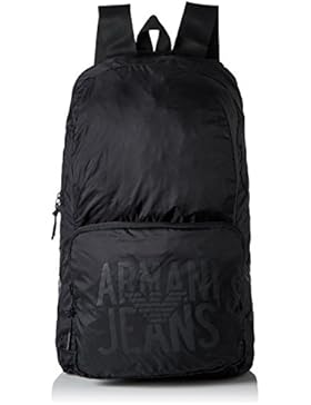 Armani Jeans Foldable Herren Rucksack Schwarz