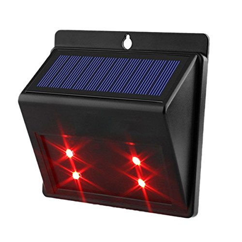 DINOWIN Solar Predator Deterrent LED Light Animals Repeller,Outdoor Repeller Light Waterproof,Garden Outdoors Wildlife Nocturnal Animal Mobilizer Expulsion Lights