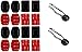 Produktbild BNA TEC 8 x Klebepads Pads gerade und gebogen + 2 x Klebeanker Tether Gopro Hero 1 2 3 4 5 6 7