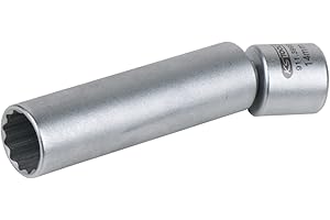 KS Tools 911.3999 3/8 Spezial-Zündkerzen-Stecknuss mit Gelenk, 14mm BMW