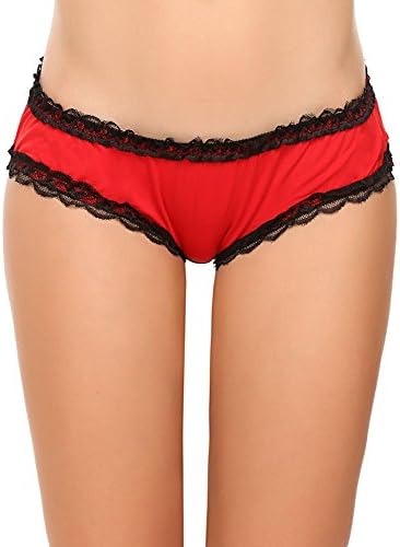 Adomer Women's Sexy Lace Panty Crotchless Knickers Underwear Lingerie Briefs Ladies Panties