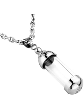 JOVIVI Edelstahl Memorial Anhänger Tibetische Schrift 