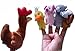 Homgaty 5 Pcs Red Hen Animals Finger Puppets Story Telling Nursery Fairy Tale The Perfect Birthday, Christmas Gift