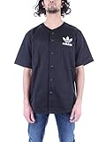 Soft fabric adidas Baseball Jersey T-Shirt, Hombre, Black/Carbon, S